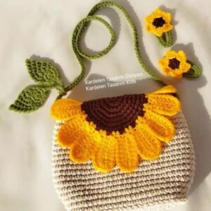 Sunflower Crochet Bag